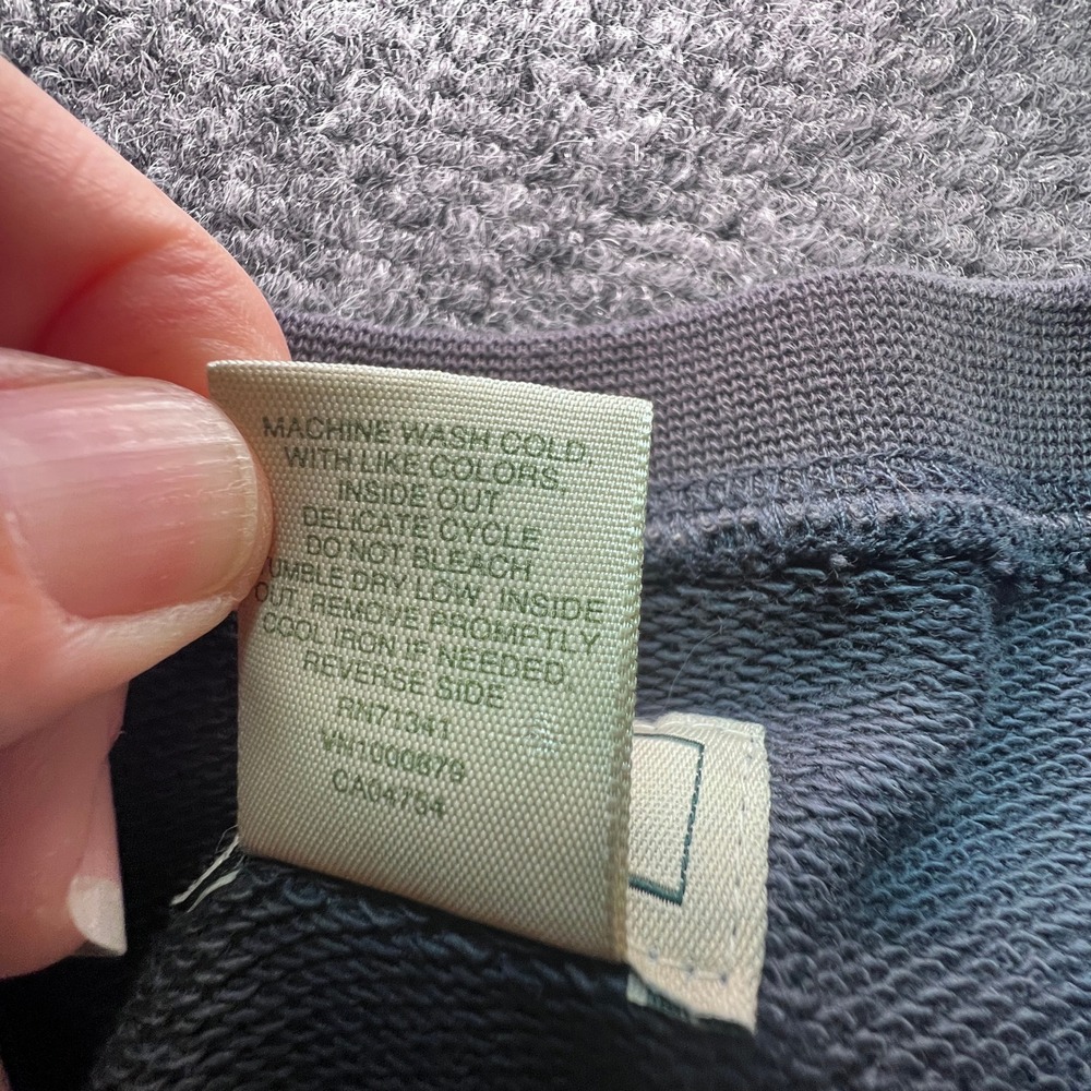 LL Bean Kids XL 18 Graphic Top Bundle Sweatshirt and T-Shirt Navy Blue Retro - Picture 13 of 16